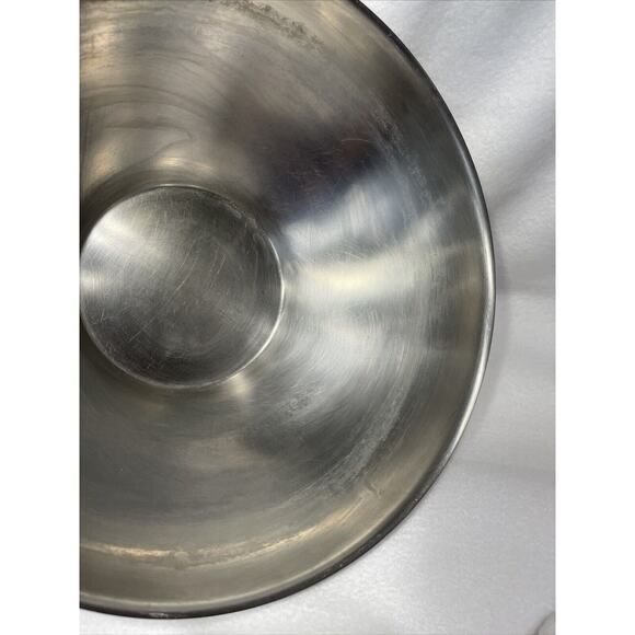 Vtg Mid Century Rogers Insilco Fashion Stainless Salad Serving Bowl 11" Large - Picture 13 of 14
